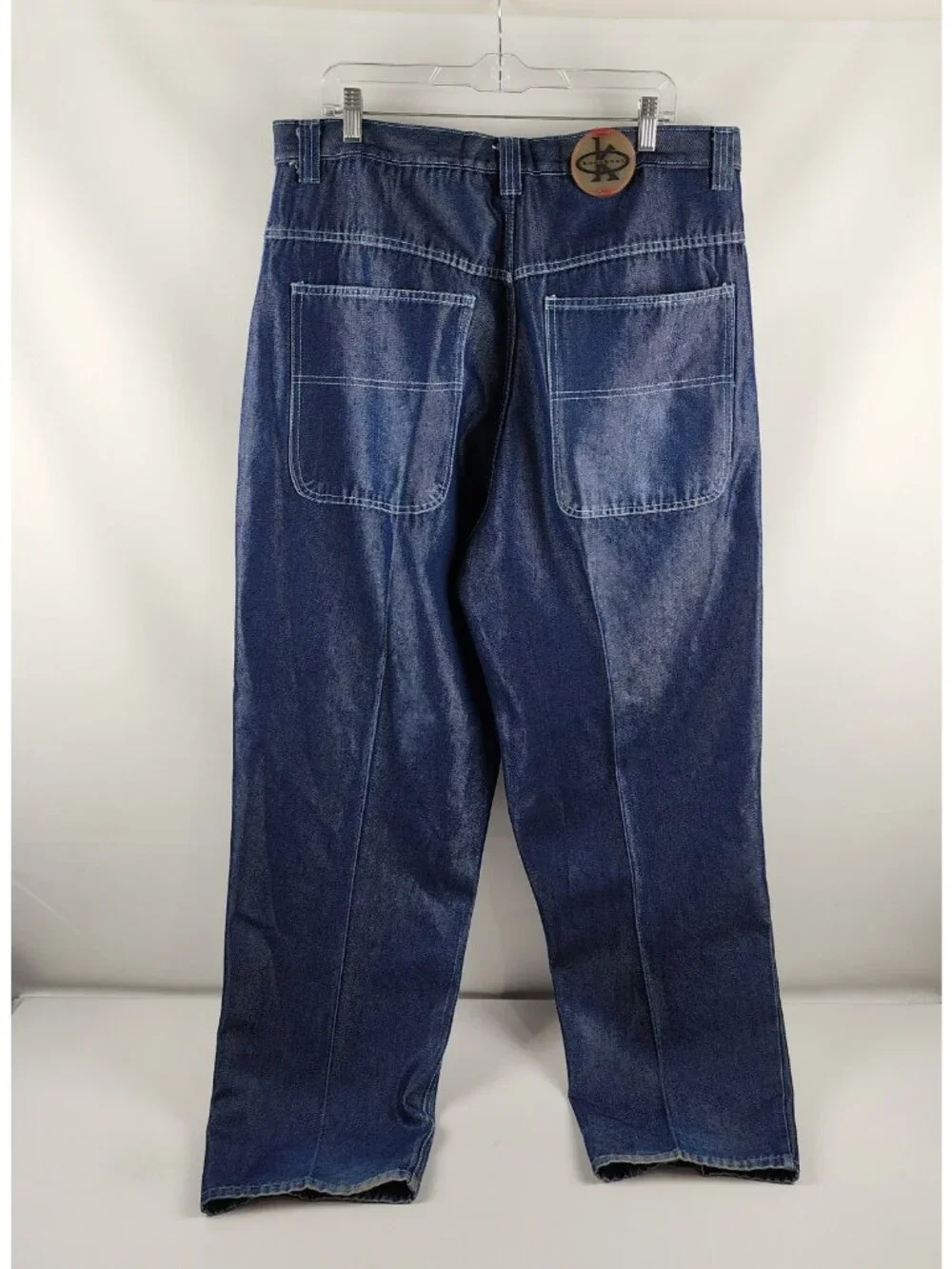 Knockout blue baggy rise